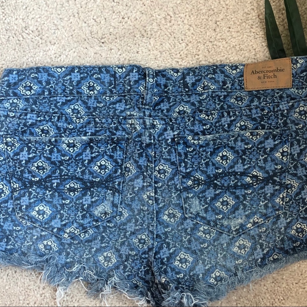 Abercrombie and fitch jean shorts